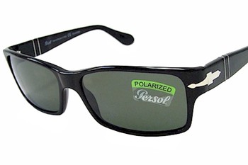 9558 Sunglasses Persol TYPEWRITER EVOLUTION PO 3210S Black/Grey Green Polarize 