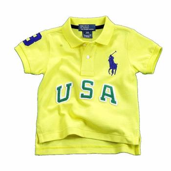 Polo By Ralph Lauren Youth Boy's Short Sleeve USA Polo Shirt