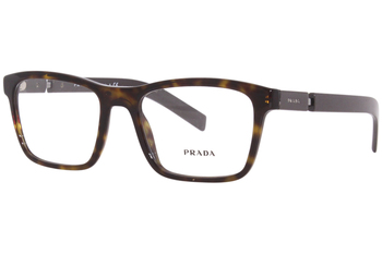 Prada VPR-16X Eyeglasses Men's Full Rim Rectangle Shape