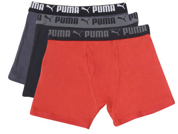 Puma Big Boy's Boxer Briefs Underwear 3-Pairs Cotton Stretch