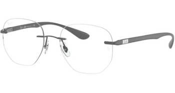 Ray Ban RX8766 Titanium Eyeglasses Rimless