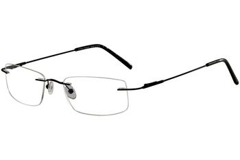 Tuscany Men's Eyeglasses Chassis Stainless Steel Rimless Optical Frame