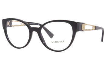 Versace 3307 Eyeglasses Women's Full Rim Cat Eye