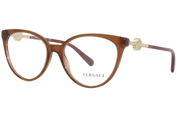 Versace 3298-B Eyeglasses Women's Full Rim Round Shape