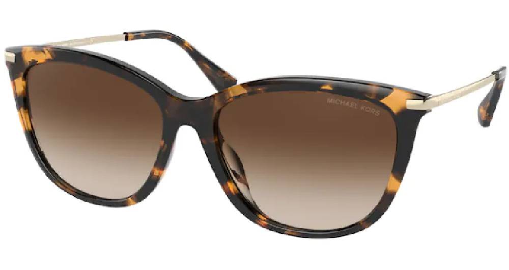 UPC 725125375221 product image for Michael Kors Dublin MK2150U 333313 Sunglasses Women's Dark Tortoise/Brown Grad.  | upcitemdb.com