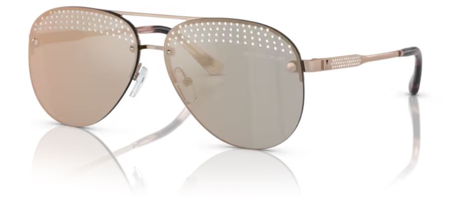 UPC 725125398220 product image for Michael Kors East Side MK1135B 11084Z Sunglasses Women's Gold/Grey Mirror 59mm - | upcitemdb.com