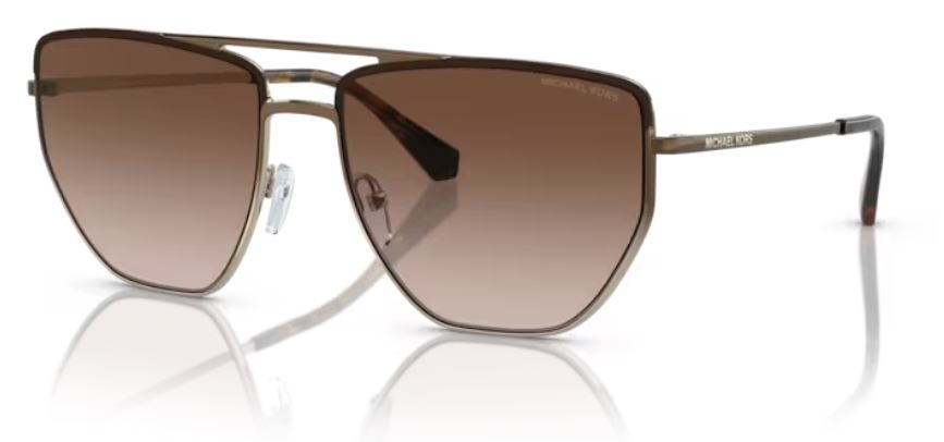 UPC 725125394574 product image for Michael Kors Paros MK1126 101413 Sunglasses Women's Gold/Brown Gradient 60mm - L | upcitemdb.com