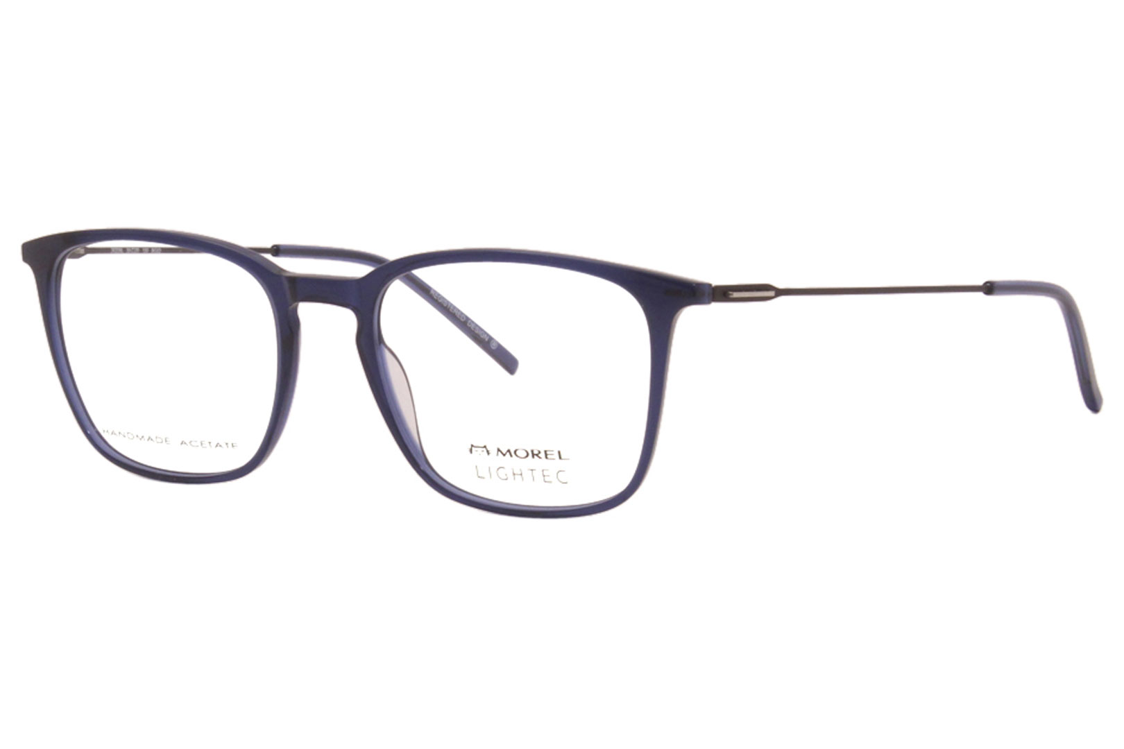 Morel Lightec 30226L BN02 Eyeglasses Men's Blue/Silver 55-20-150mm ...