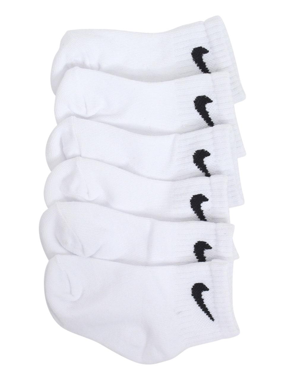infant nike socks white