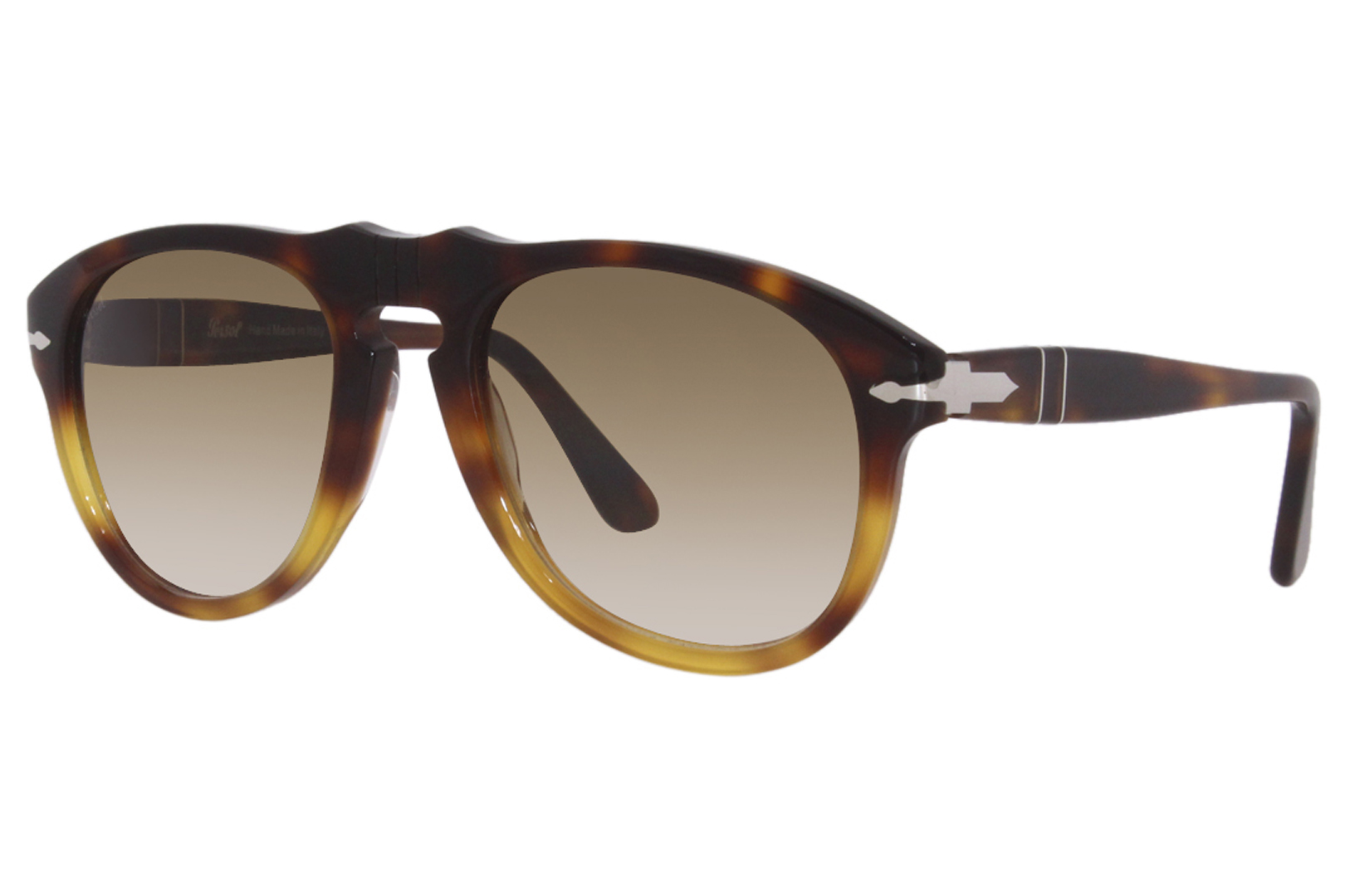 Persol Polarized Brown Pilot Men's Sunglasses PO0649 1091AN 54  8056597045315 - Sunglasses - Jomashop