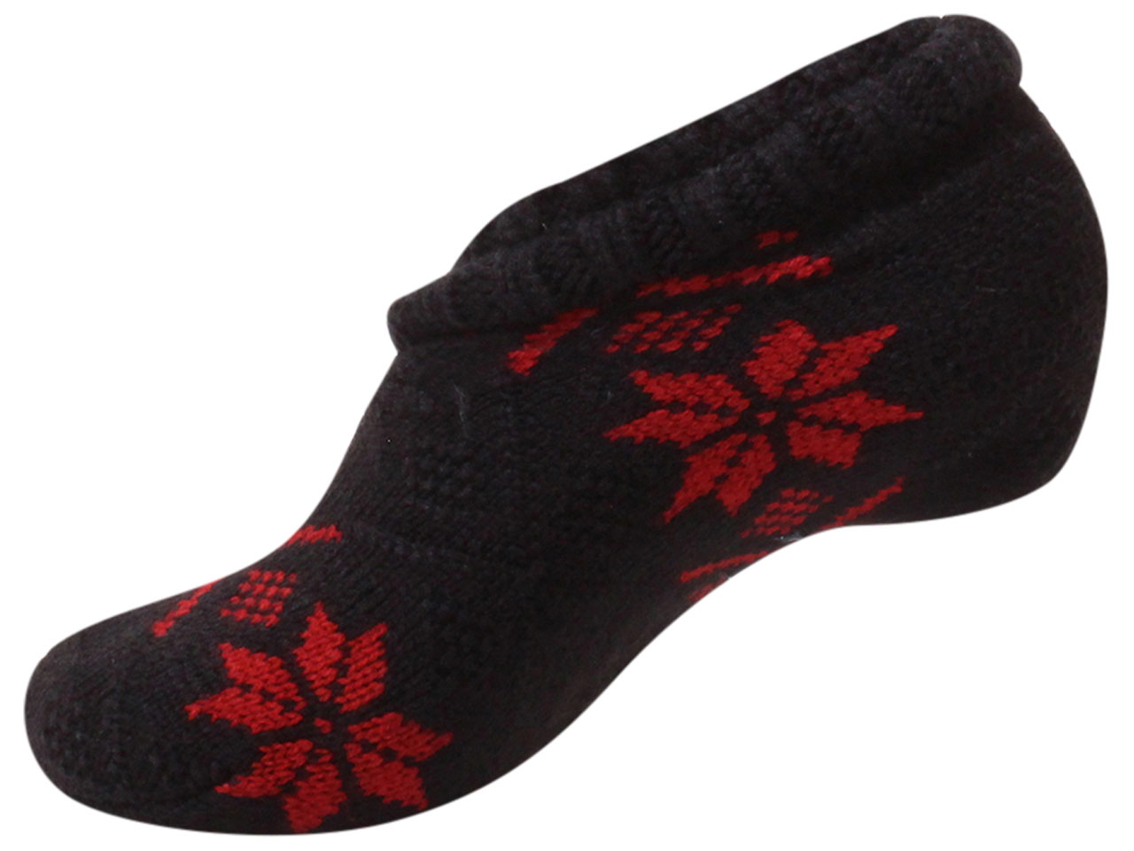 Ralph Lauren All Over Snowflake Bootie - Womens - Black / Red - One Size