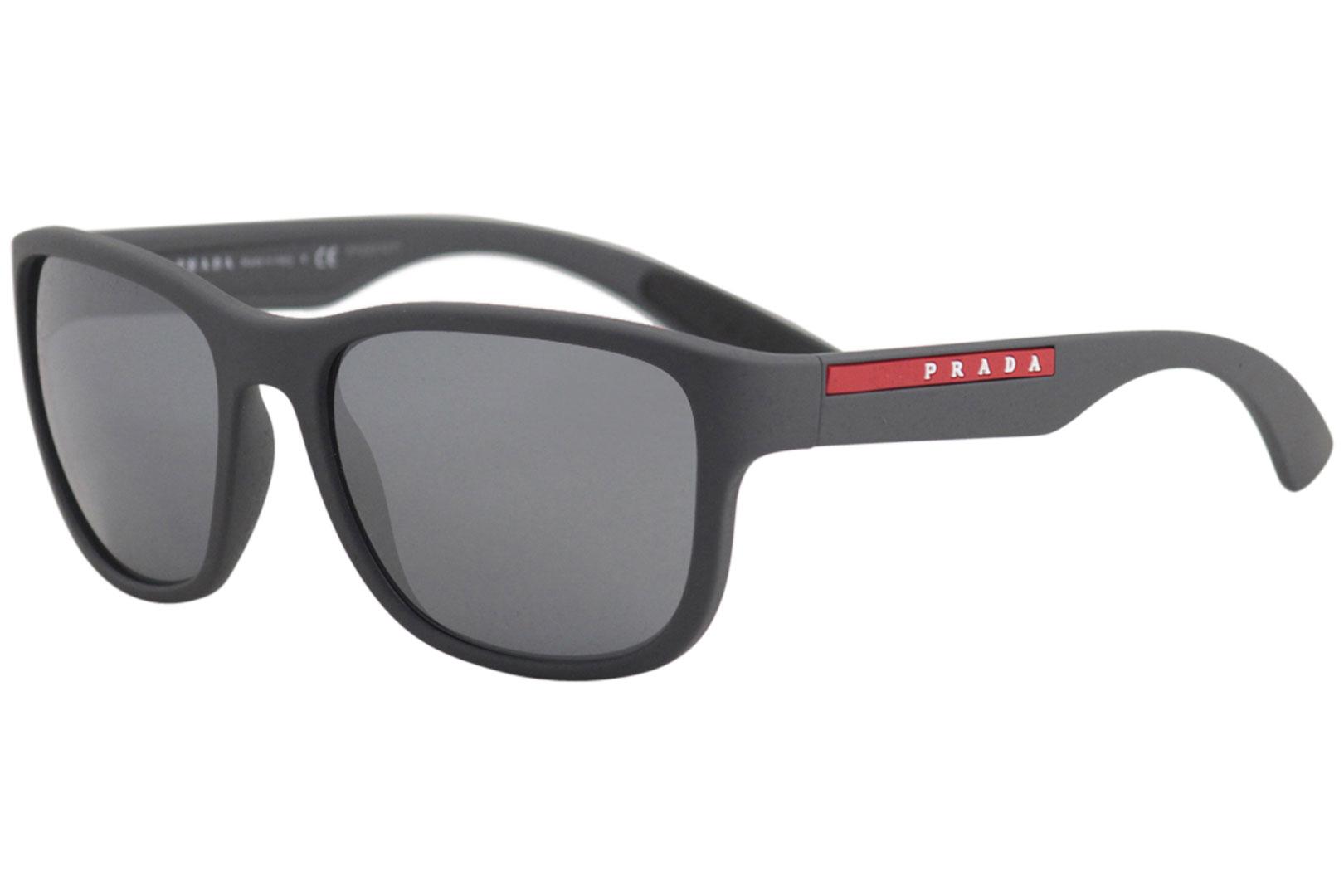 prada men's square sunglasses