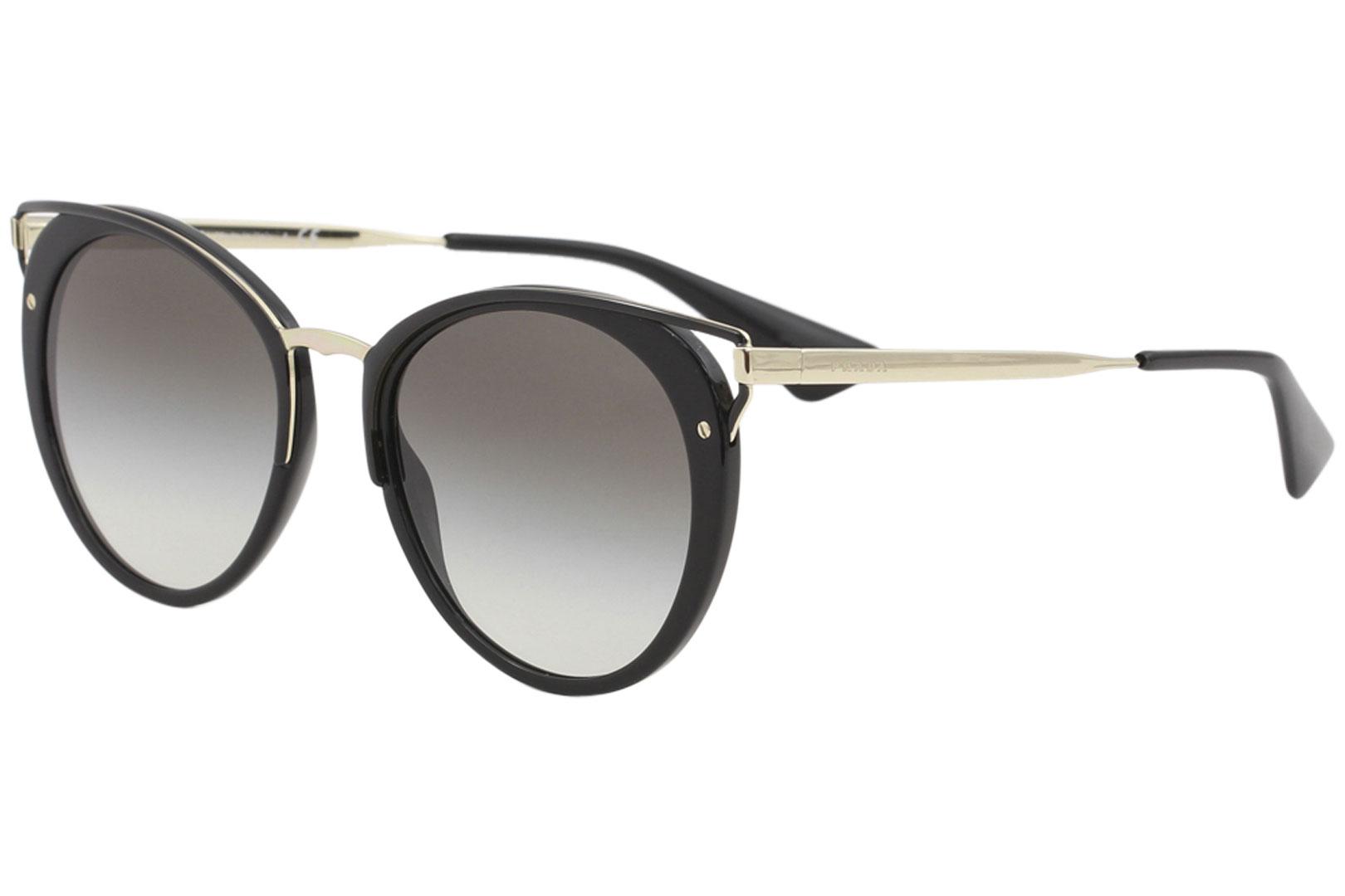 Prada Women's SPR66T SPR/66T Fashion Round Sunglasses | JoyLot.com
