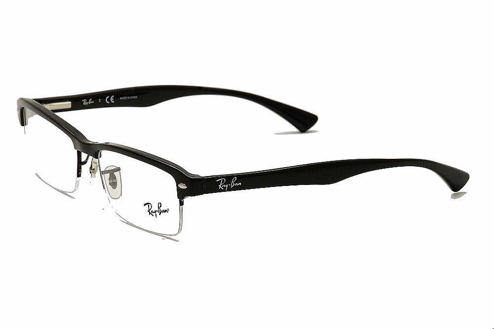 Ray Ban Men S Eyeglasses Rb7014 Rb 7014 Rayban Half Rim Optical Frame