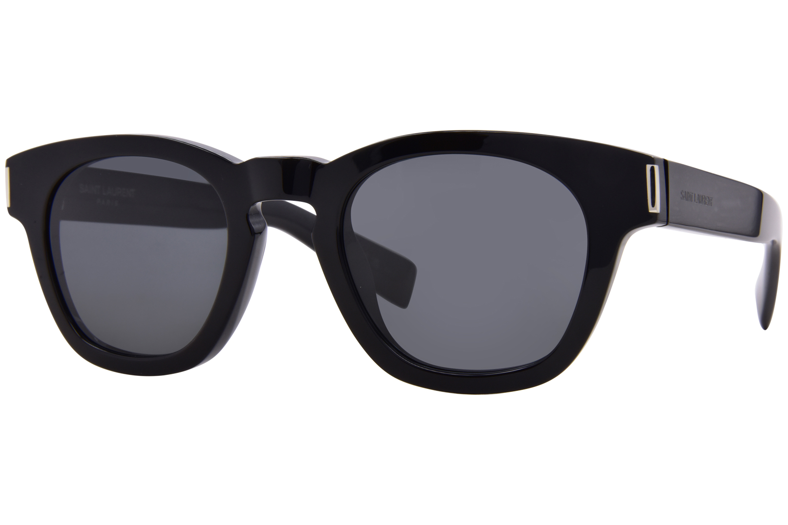 Saint Laurent SL 746 001 Sunglasses Black/Dark Grey Square Shape