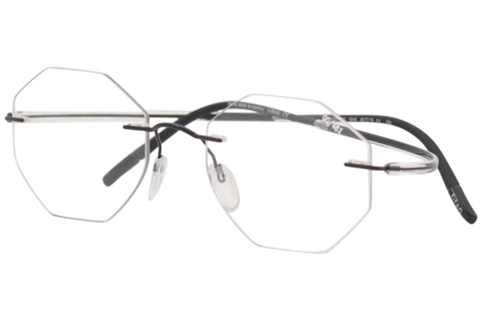 Silhouette Eyeglasses Essence 5523 6040 Easy Brown Rimless Optical