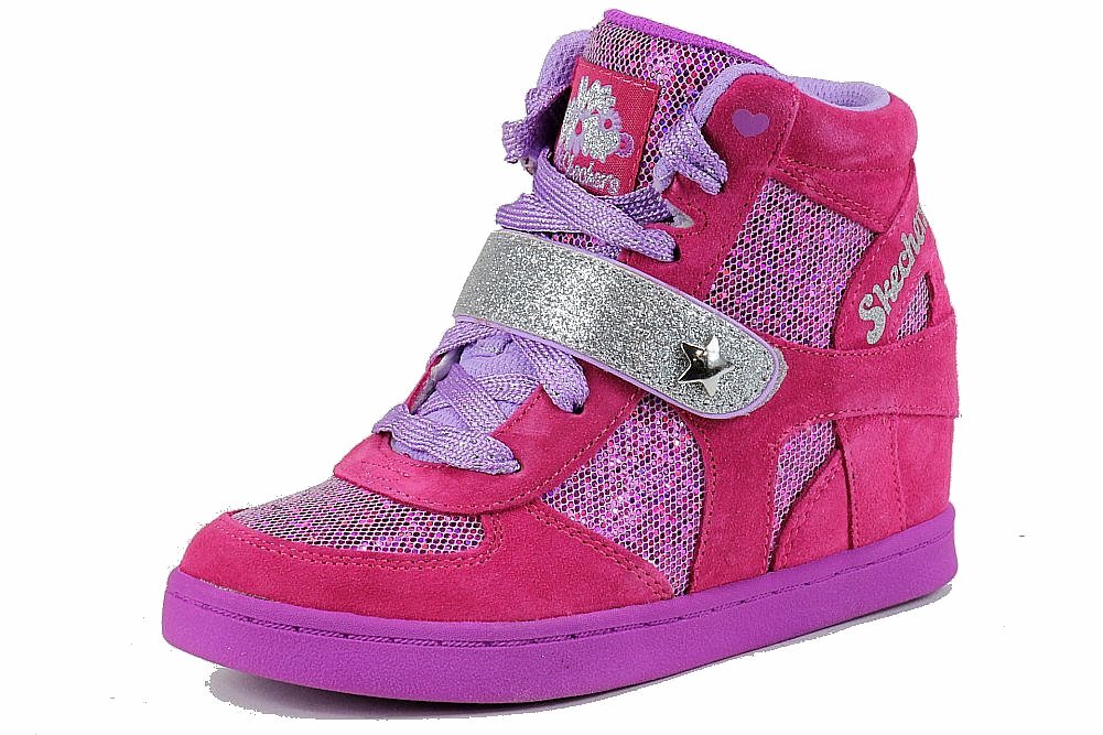 Skechers Girl's Hydee Hytop Fashion Wedge Shoes | JoyLot.com