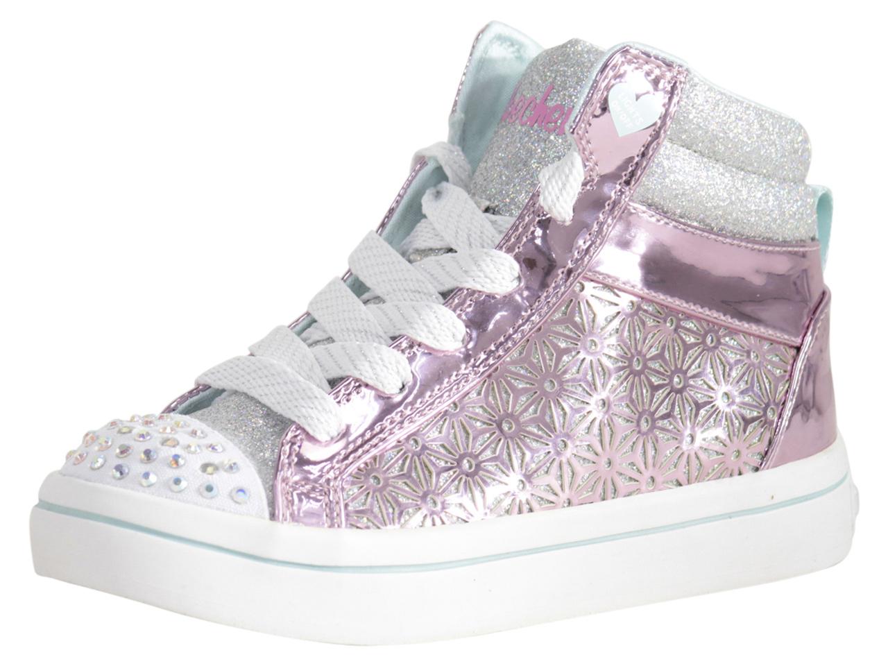 Excretar Generacion lago Skechers Little Girl's S-Lights Twi-Lites Glitter-Ups Light Up Sneakers  Shoes | JoyLot.com