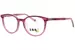 2BB BB Bailey Eyeglasses Youth Kids Girl's Full Rim Round Shape - Rose-C01