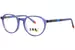 2BB BB Billy Eyeglasses Youth Kids Boy's Full Rim Round Shape - Blue-C02