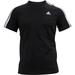 Adidas Men's Essentials 3-Stripe Tee Cotton Short Sleeve T-Shirt