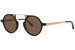 American Optical Oxford Sunglasses Round Shape - Black Tortoise/Brown-C3
