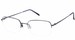Aristar by Charmant AR30706 Eyeglasses Men's Semi Rim Rectangular Optical Frame