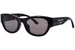 Balenciaga BB0389S Sunglasses Women's Rectangle Shape - Black/Grey-001