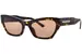 Balenciaga BB0447S Sunglasses Women’s Cat Eye - Havana/Brown-002