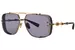 Balmain Legend BPS-181 Sunglasses Pilot - Gold/Black/Grey-A