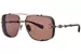 Balmain Legend BPS-181 Sunglasses Pilot - Rose Gold/Brown/Brown-C
