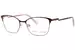 Betsey Johnson AS-IF Eyeglasses Women's Full Rim Rectangle Shape - Black-BLK