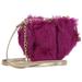 Betsey Johnson Women's Fur Your Eyes Only Heart Crossbody Handbag