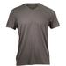 Blue Chrome Buffalo David Bitton Men's Talit V-Neck Short Sleeve Cotton T-Shirt