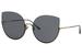 Bottega Veneta Women's Fashion BV0204S BV/0204/S Cat Eye Sunglasses