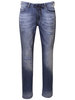 Buffalo By David Bitton Men's Ash-X Active Denim Slim Stretch Jeans - Whiskered & Sanded Indigo