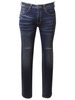 Buffalo By David Bitton Men's Casper-X Active Denim Slim Comfort Stretch Jeans - Sanded & Whiskered Indigo