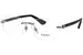 Burberry BE1392 Eyeglasses Men's Rimless Rectangle Shape - Light Gold-1109