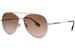 Burberry BE3147 Sunglasses Women's Pilot - Light Gold/Brown Gradient-110913