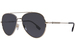 Burberry BE3147 Sunglasses Women's Pilot - Light Gold/Polarized Dark Grey-110981