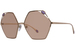 Bvlgari BV6160 Sunglasses Women's Square Shape - Pink/Gold/Light Brown-2014/3