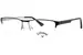Callaway LA-Cima Eyeglasses Men's Semi Rim Rectangle Shape