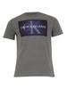 Calvin Klein Men's Halo Monogram Short Sleeve Crew Neck T-Shirt