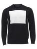 Calvin Klein Men's Logo Block Crew Neck Sweater Shirt