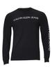 Calvin Klein Men's Long Sleeve Crew Neck Cotton T-Shirt