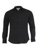 Calvin Klein Men's New Essentials Solid Logo Long Sleeve Button Down Shirt