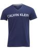 Calvin Klein Men's Short Sleeve Reflective Chest Logo V-Neck T-Shirt