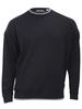 Calvin Klein Men's Tipped Collar Long Sleeve Crew Neck Sweater Shirt