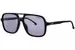 Carrera 350/S Sunglasses Men's Rectangle Shape - Black/Polarized Grey-RZZ