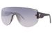Carrera Flaglab-12 Sunglasses Women's Shield - Silver/Black/Grey Gradient-Silver Mirror-79DIC